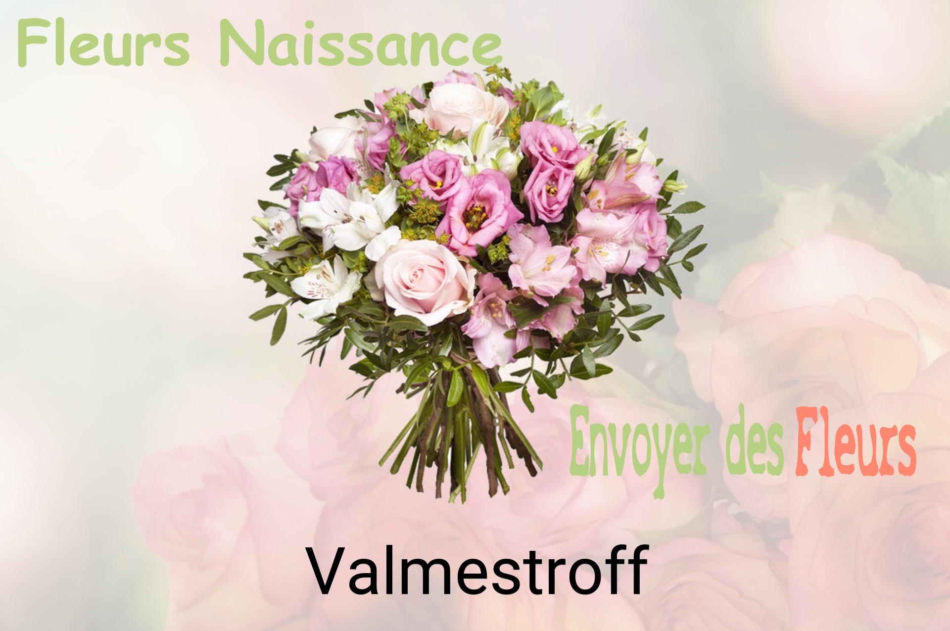 Bouquet de fleurs de naissance livré à Valmestroff