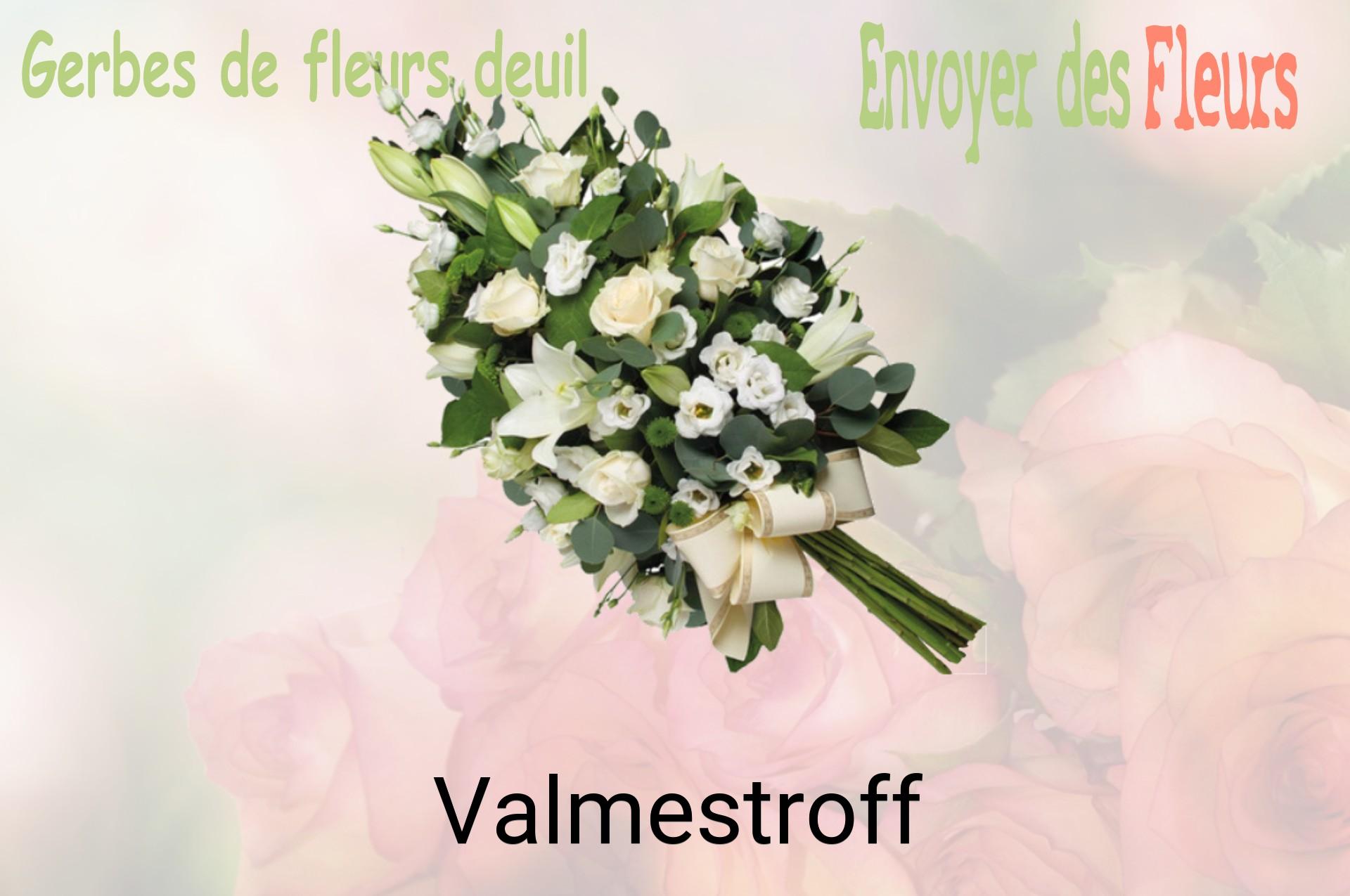 Gerbe de fleurs de deuil livrée à Valmestroff